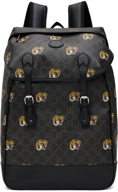 gucci tiger backpack fake|Gucci tiger print nylon backpack.